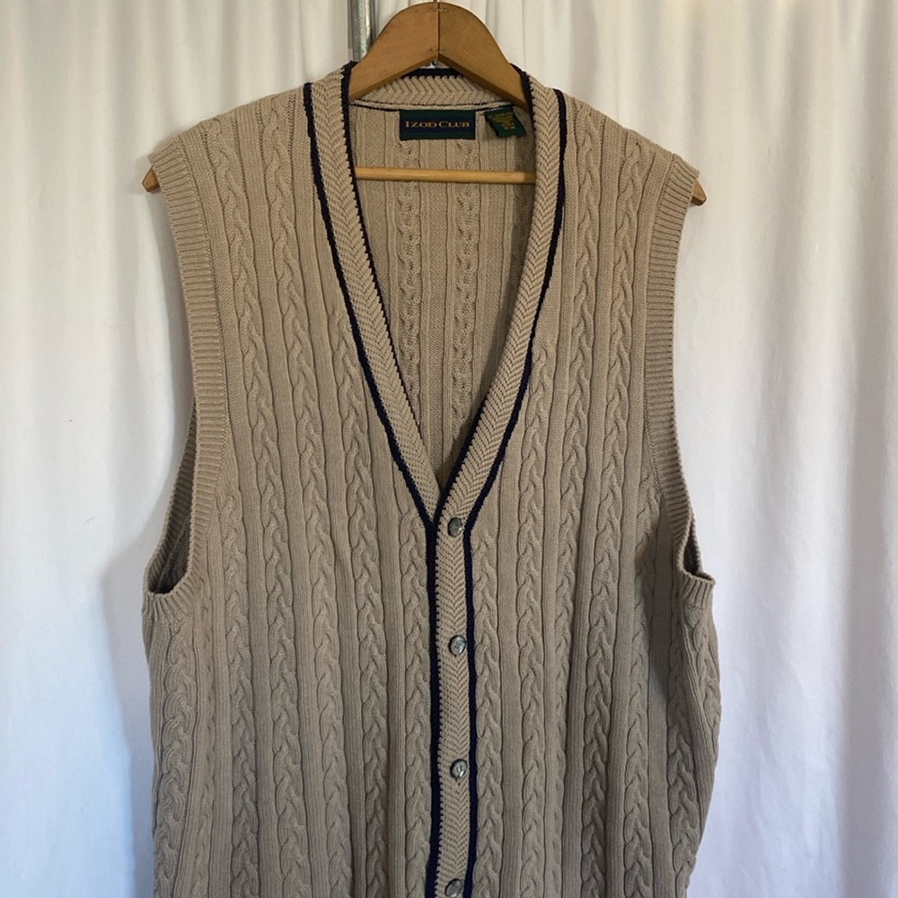 Izod club sweater vest
